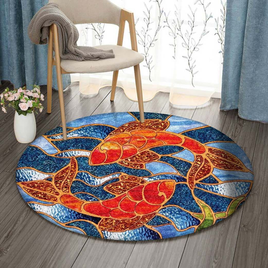 Fish Round Carpet