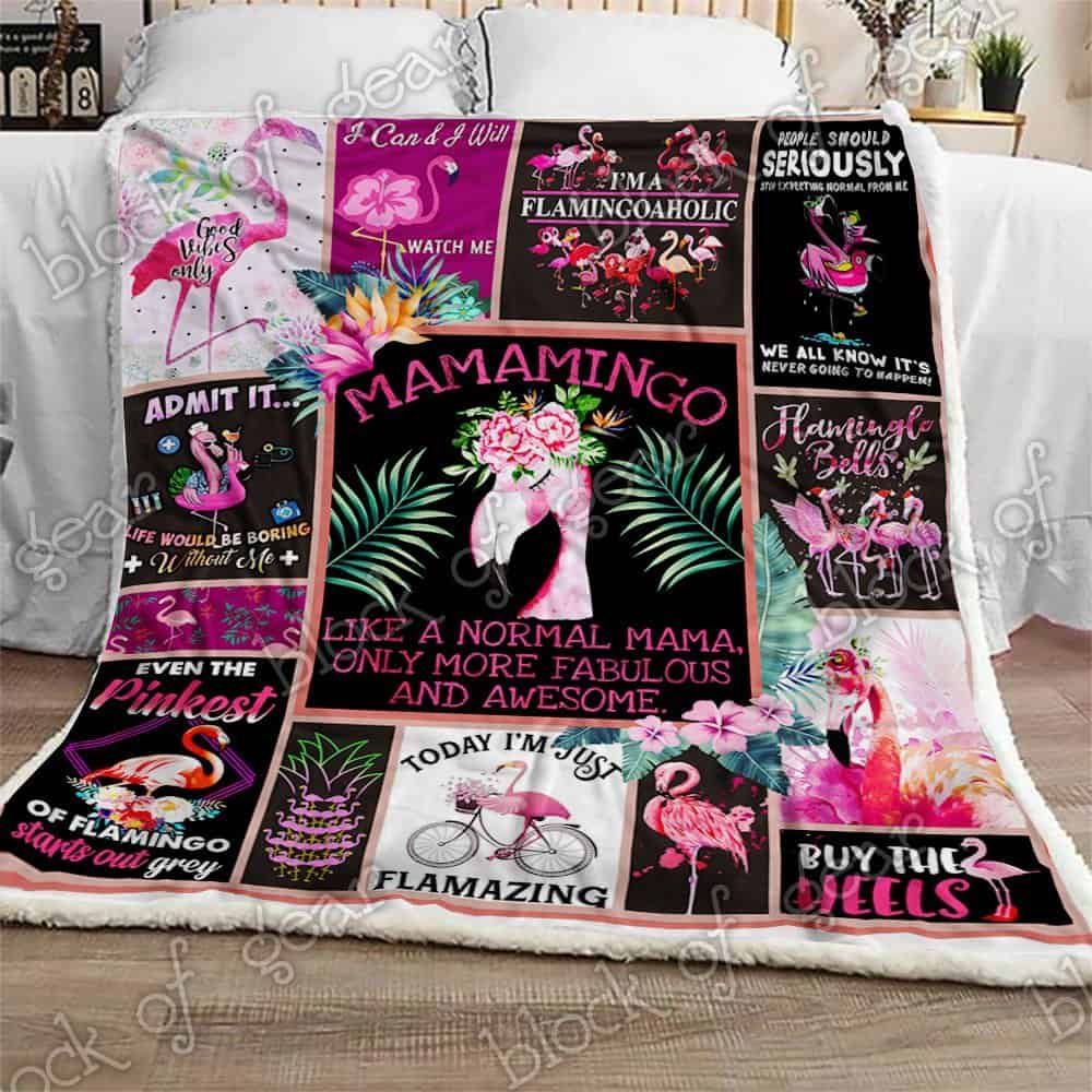 Flamazing Mamamingo Fleece Blanket