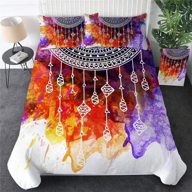 Flame Bohemian Dreamcatcher Bedding Set
