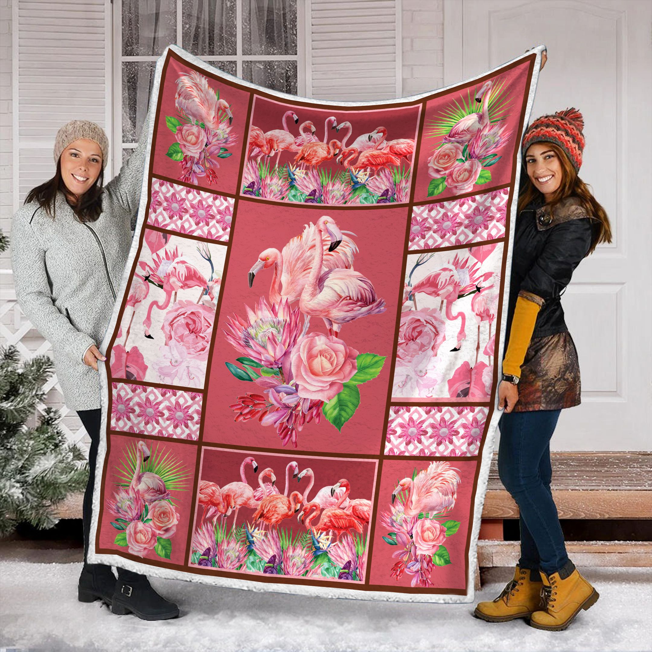 Flamingo Fleece Blanket