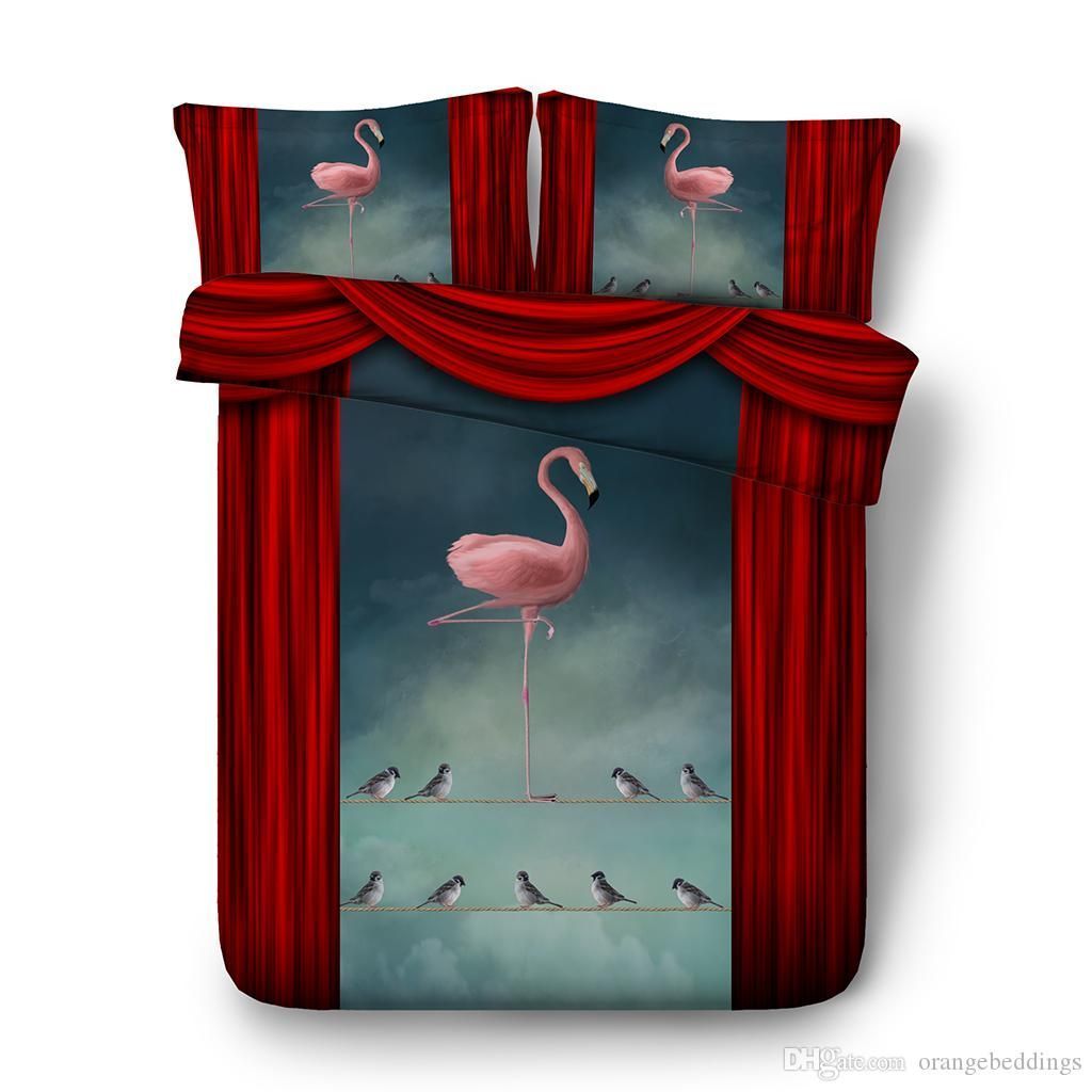 Flamingo Bird Bedding Set
