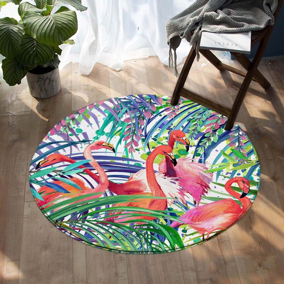 Flamingo Round Carpet
