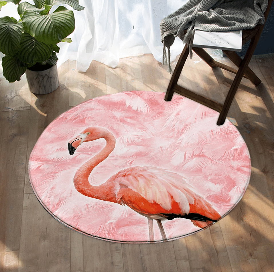Flamingo Round Carpet