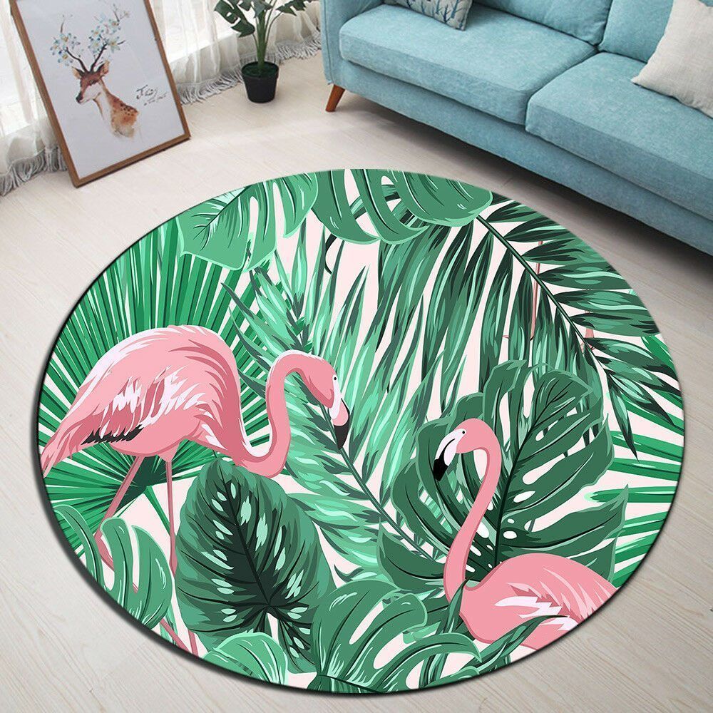Flamingo Round Carpet