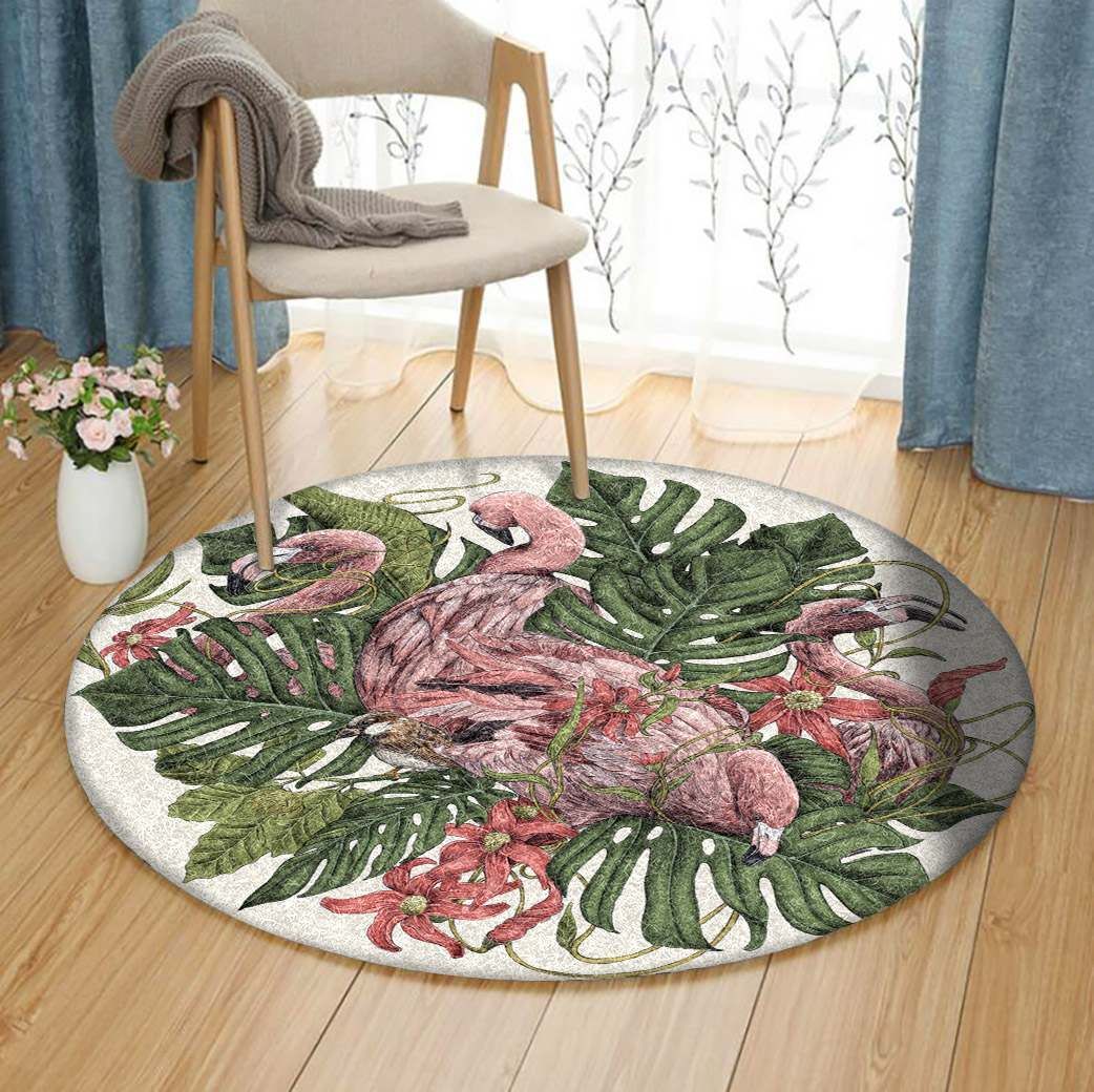 Flamingo Round Carpet