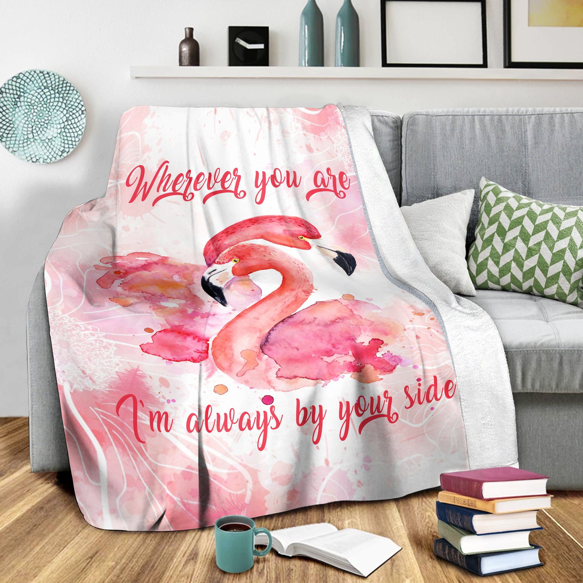 Flamingo Fleece Blanket