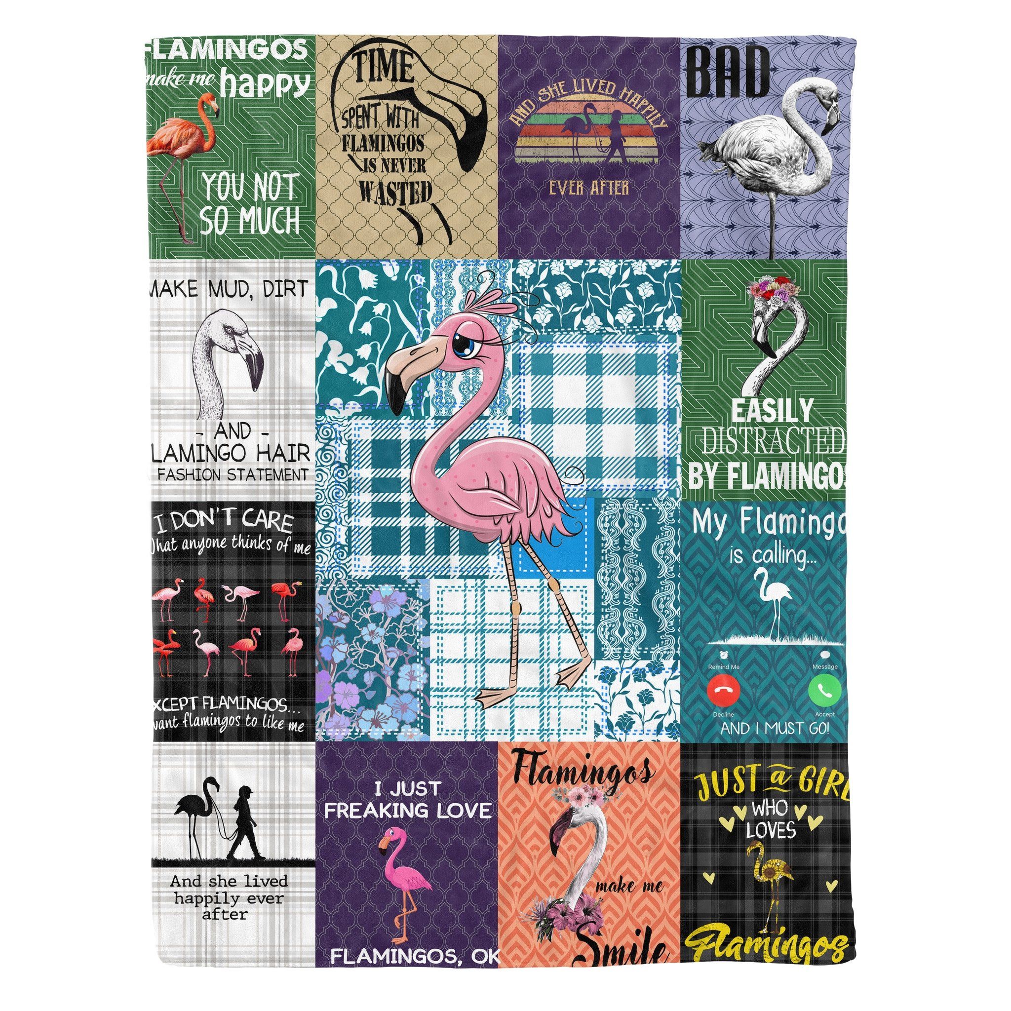Flamingo Fleece Blanket