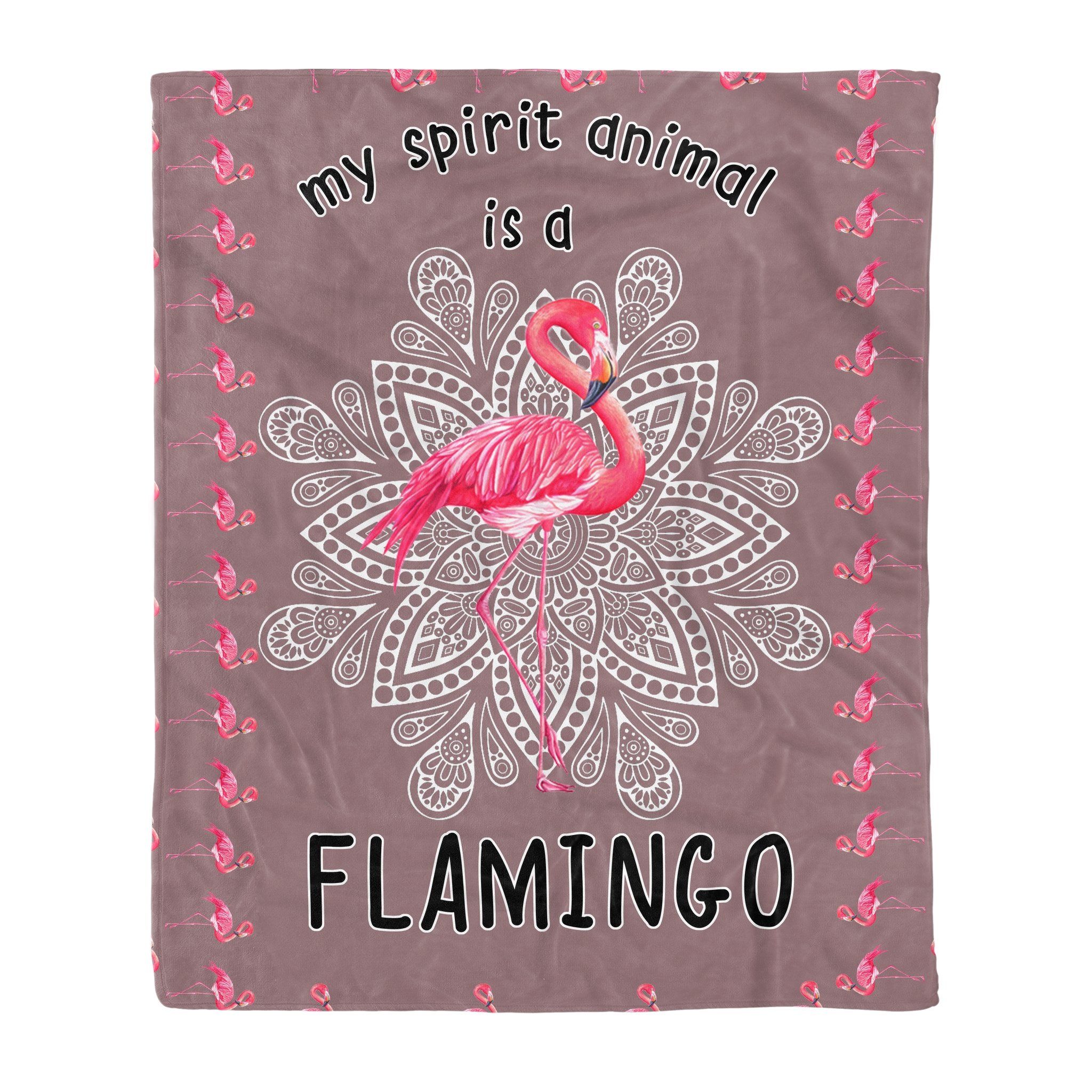 Flamingo Fleece Blanket