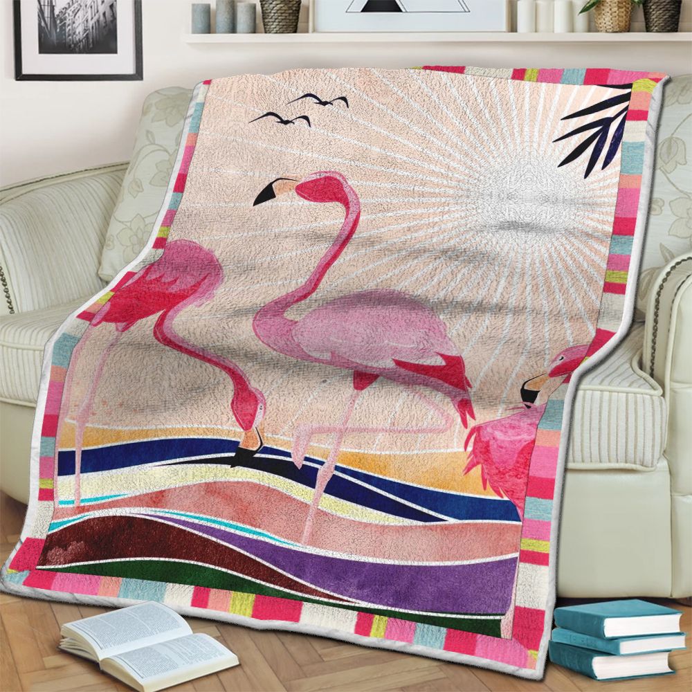 Flamingo Fleece Blanket