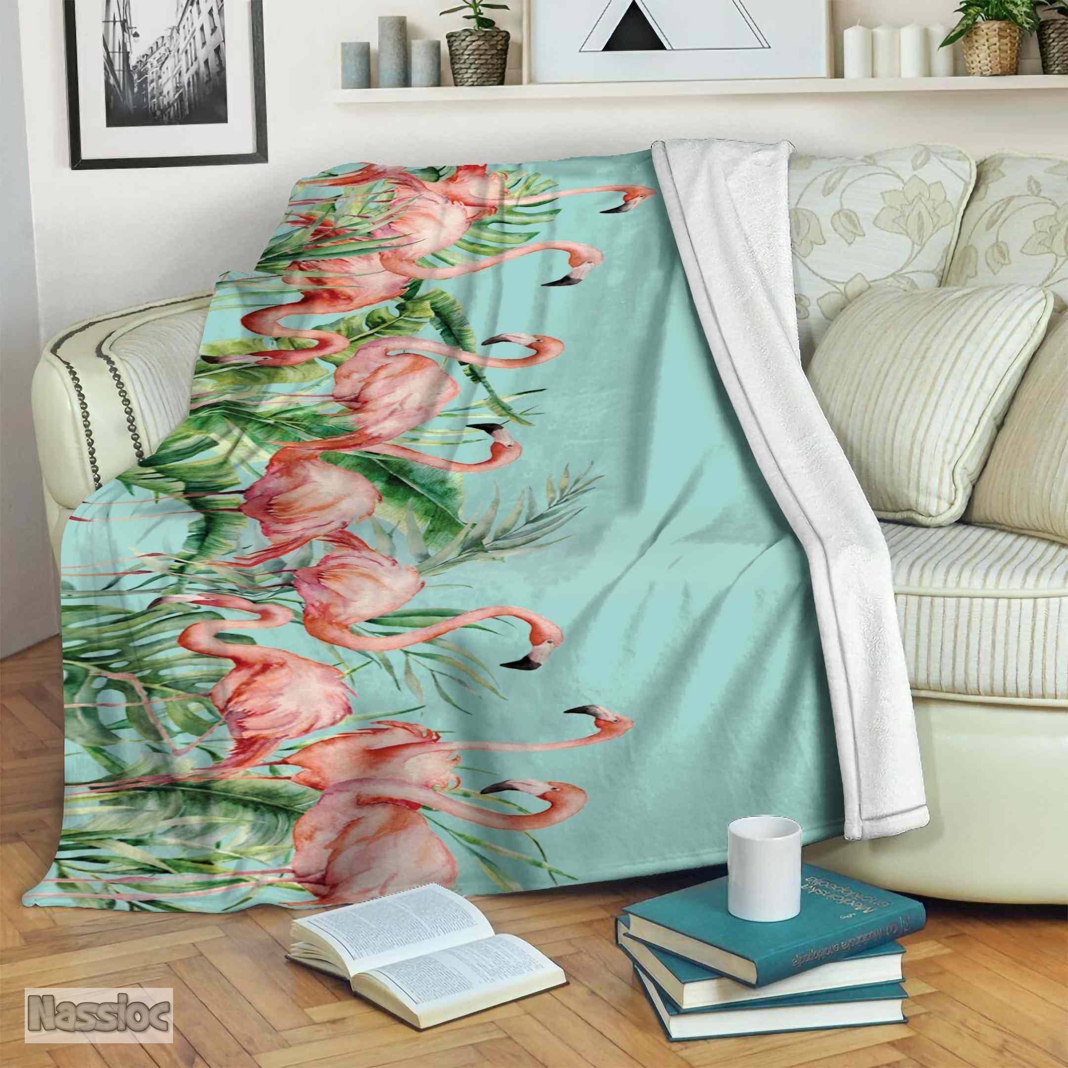 Flamingo Fleece Blanket