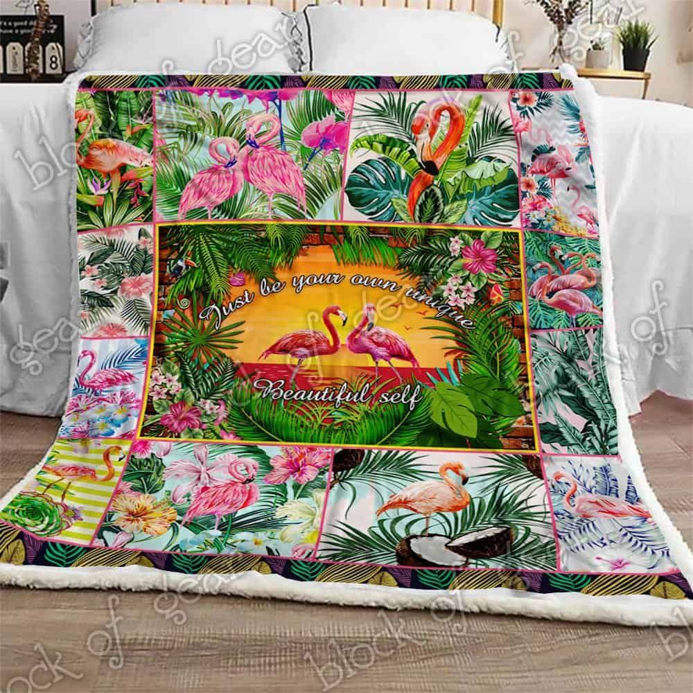 Flamingo Fleece Blanket