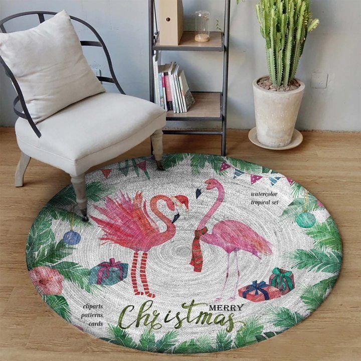 Flamingo Round Carpet