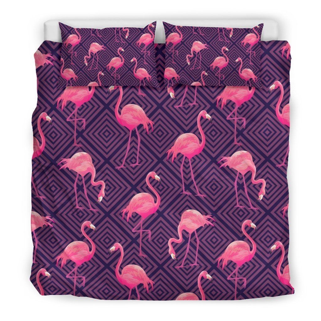 Flamingo Hawaiian Tropical Bedding Set