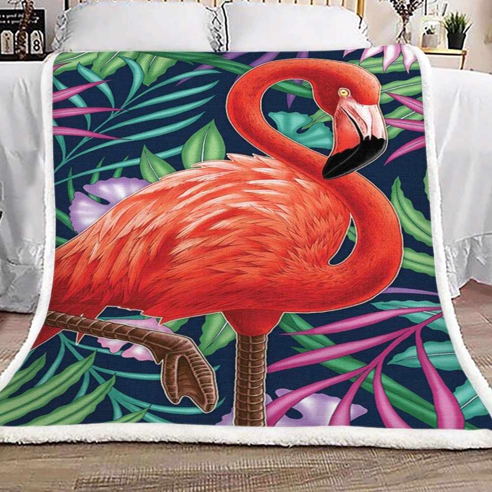 Flamingo Sherpa Fleece