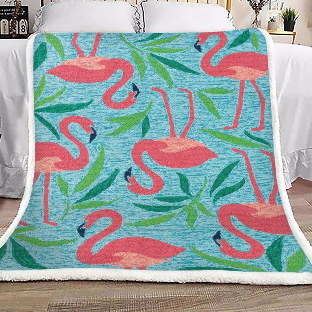 Flamingo Sherpa Fleece