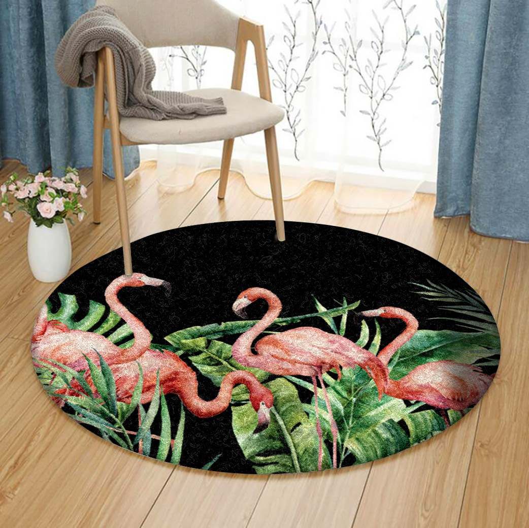 Flamingo Round Carpet