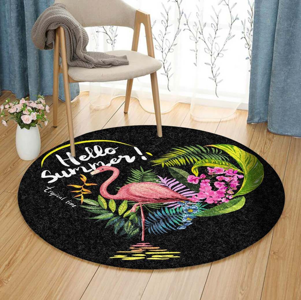 Flamingo Round Carpet