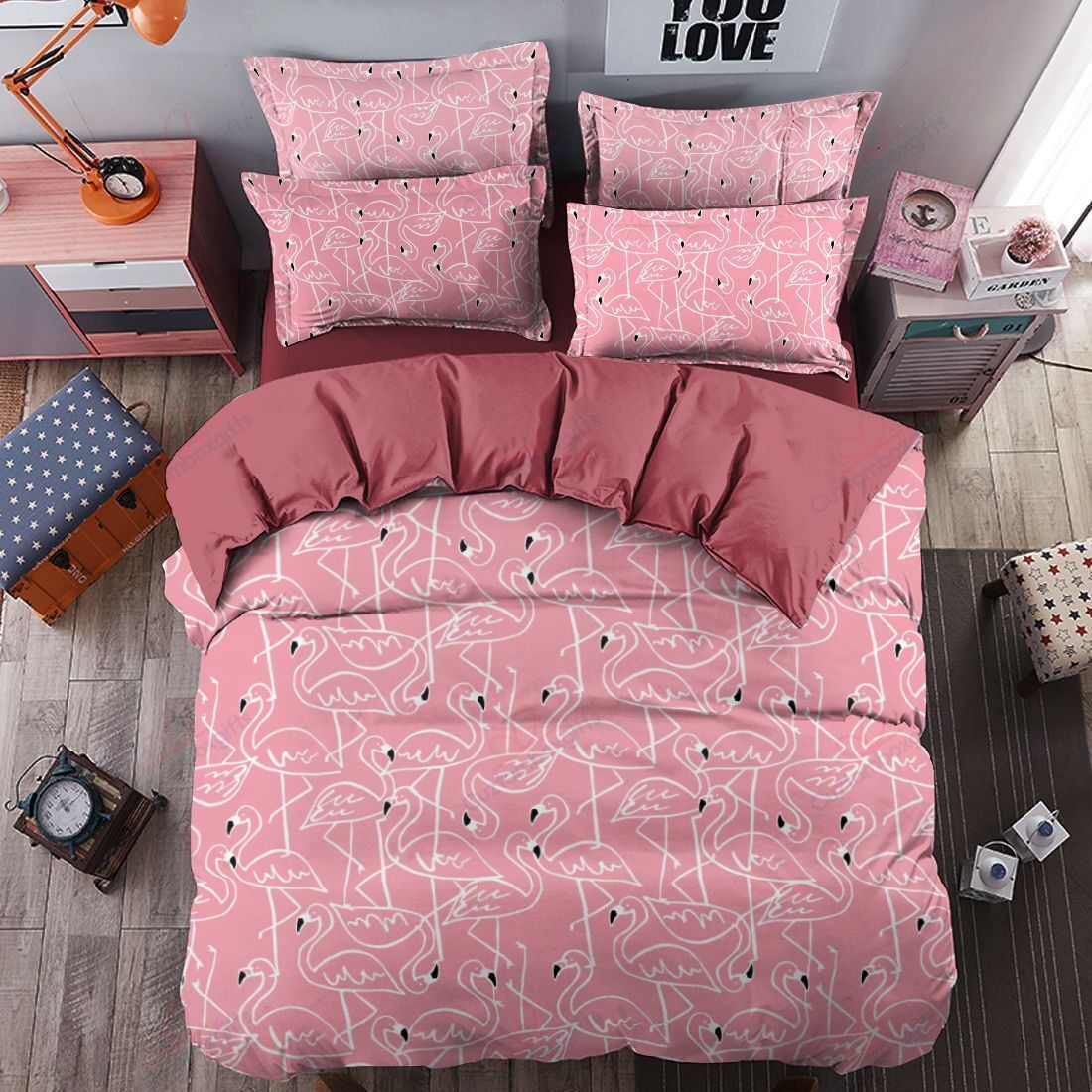 Flamingo Bedding Set