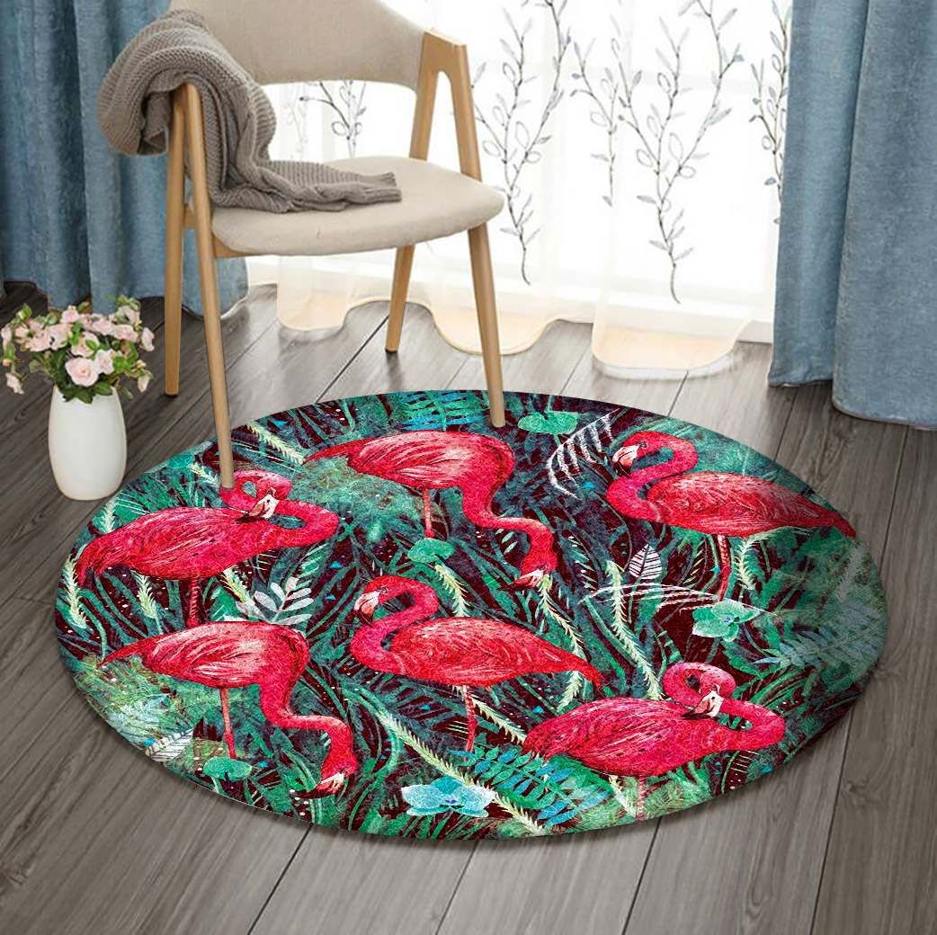 Flamingo Round Carpet