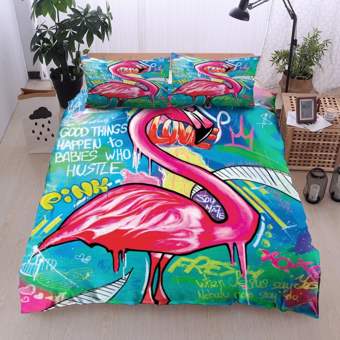Flamingo Bedding Set