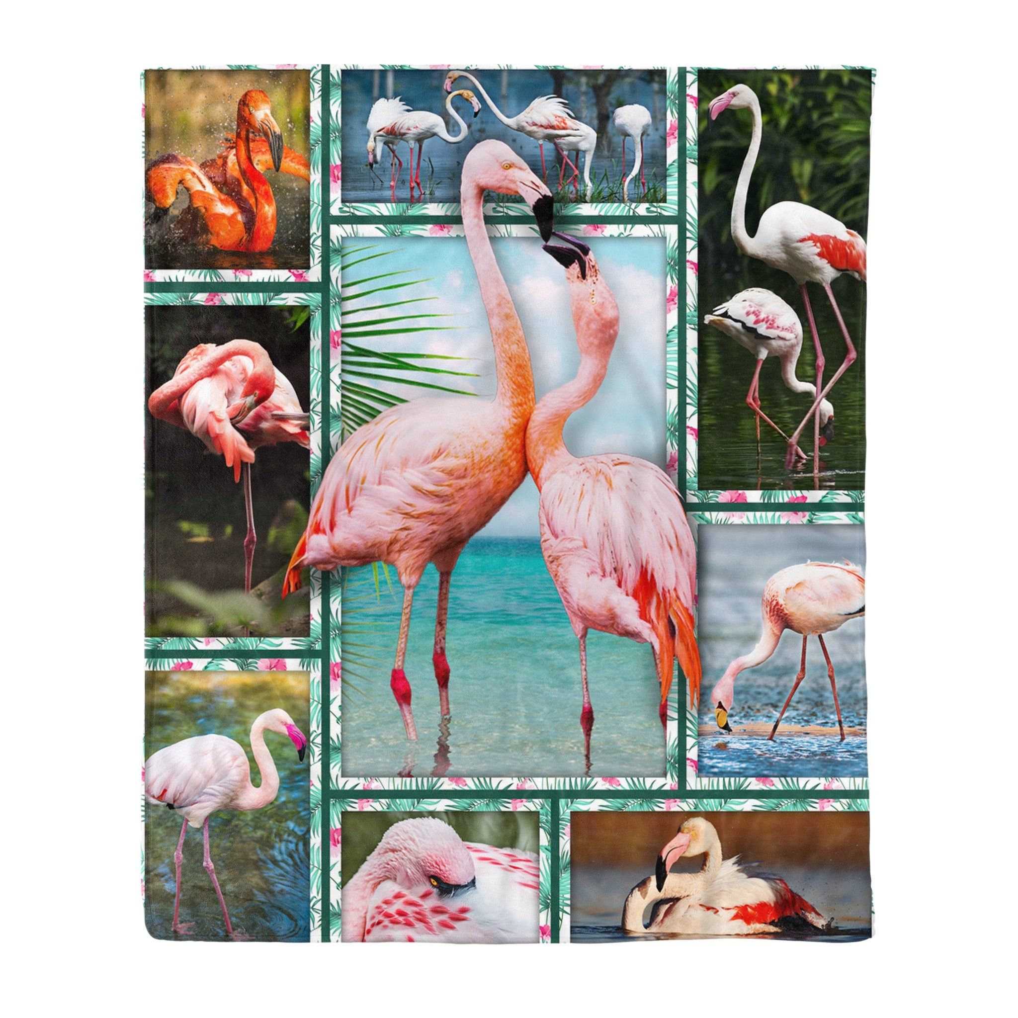 Flamingo Fleece Blanket
