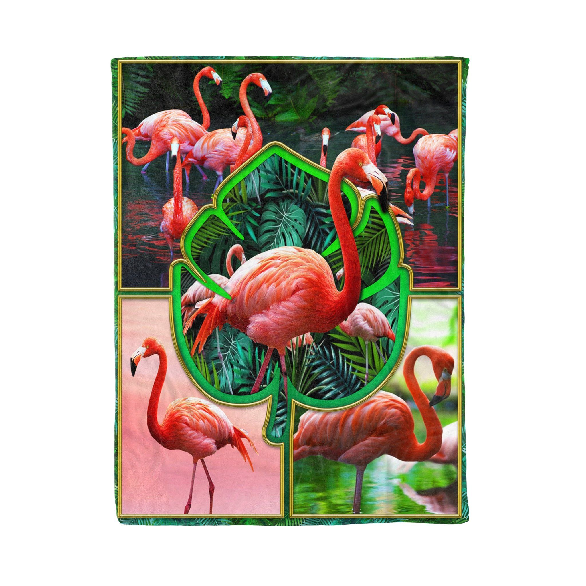 Flamingo Fleece Blanket