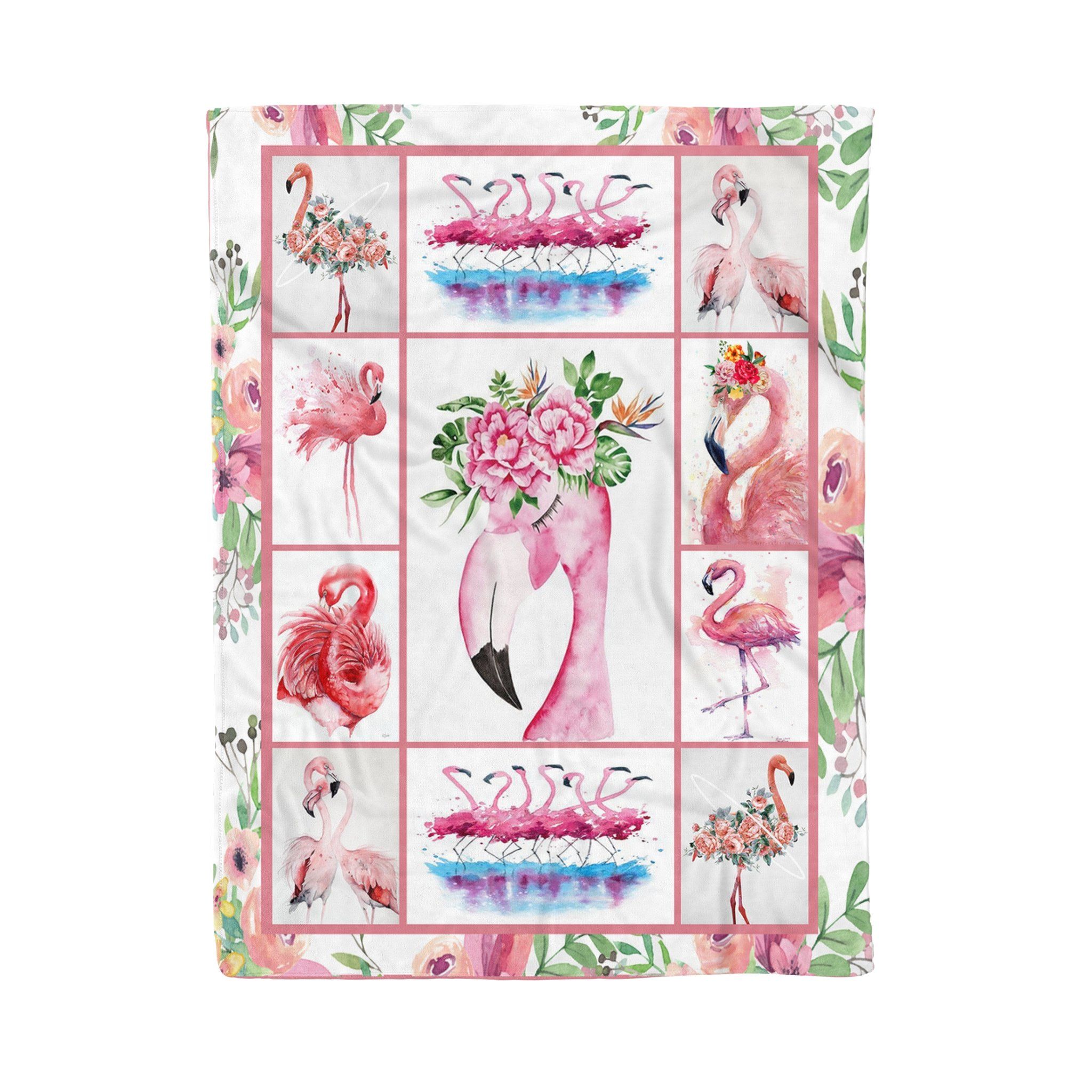 Flamingo Fleece Blanket
