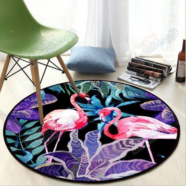Flamingo Round Carpet