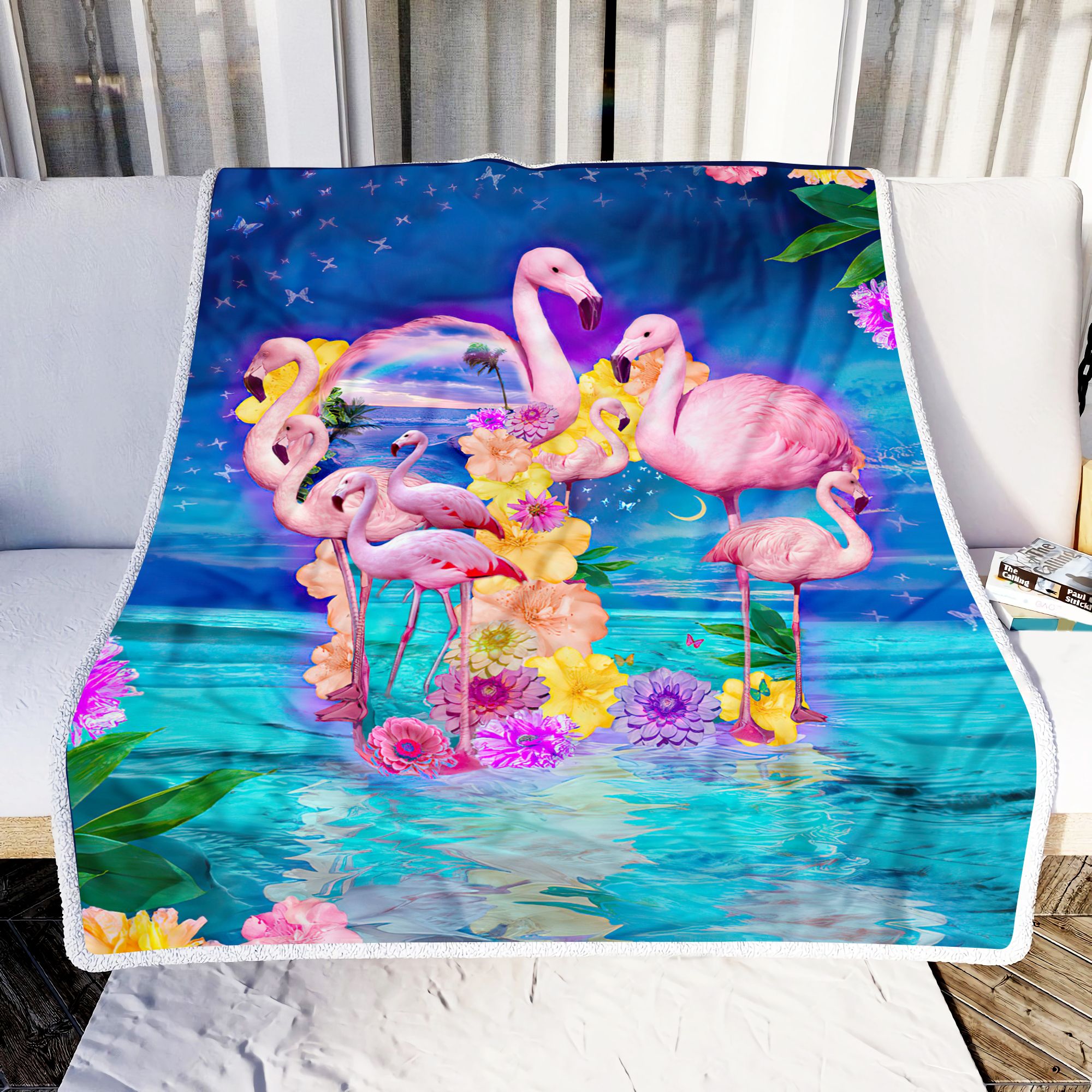 Flamingo Fleece Blanket