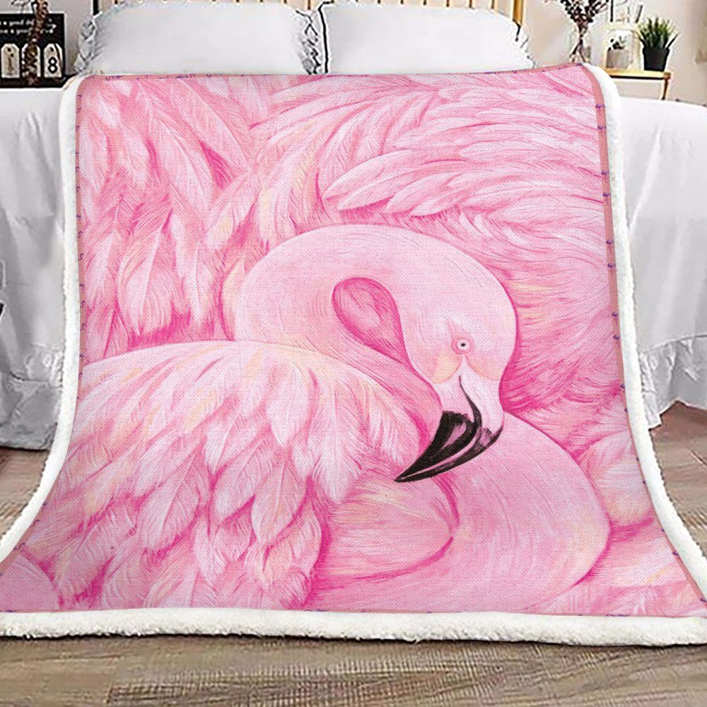 Flamingo Sherpa Fleece