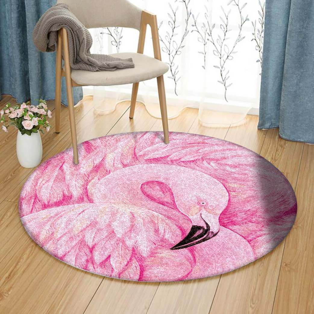 Flamingo Round Carpet