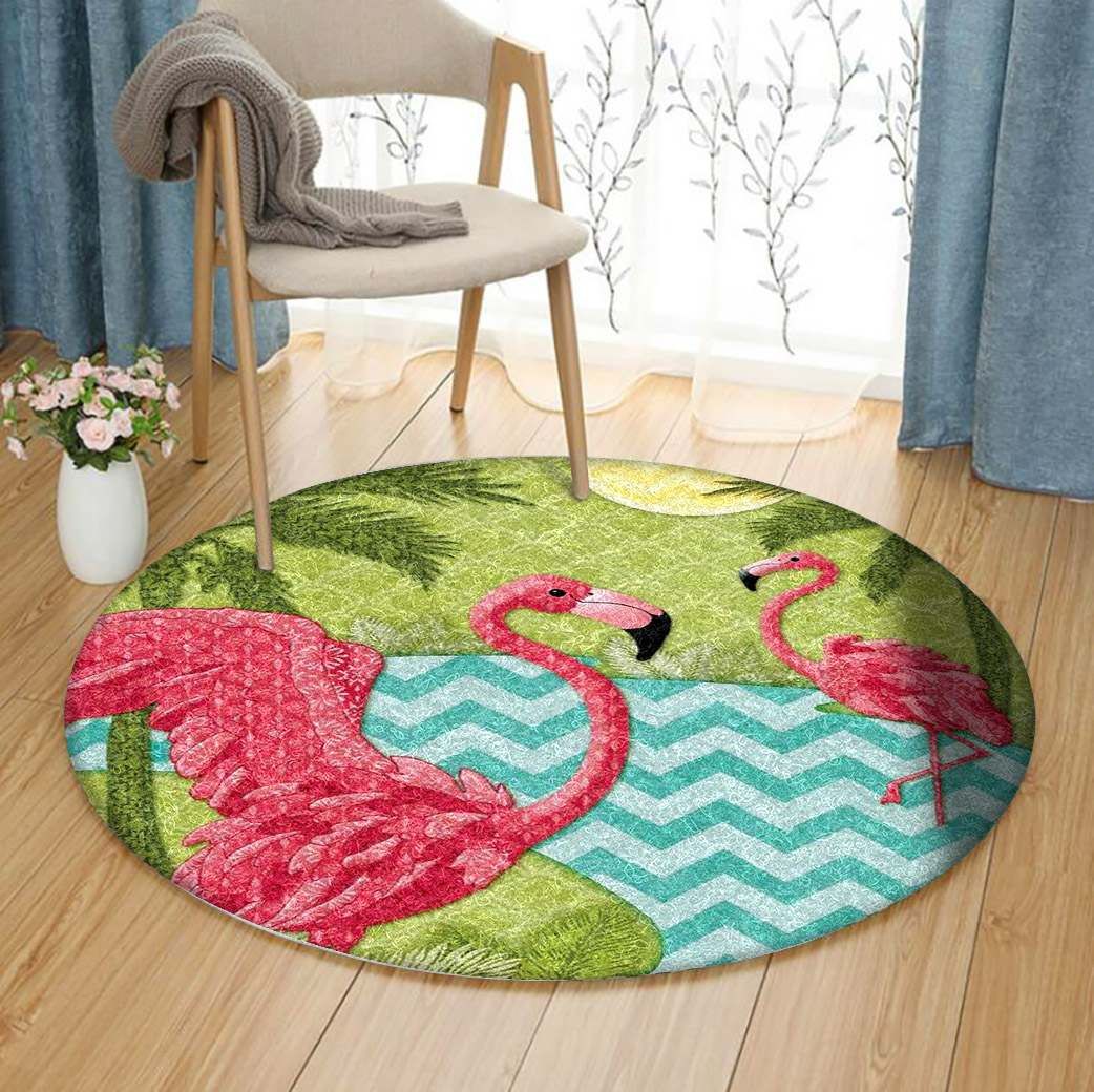 Flamingo Round Carpet