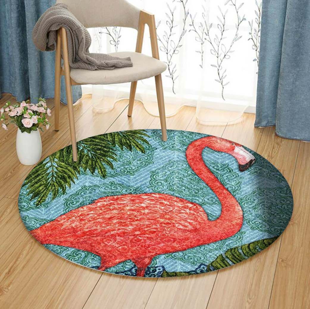 Flamingo Round Carpet