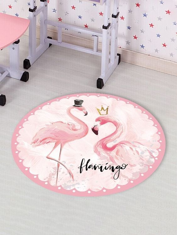 Flamingo Round Carpet