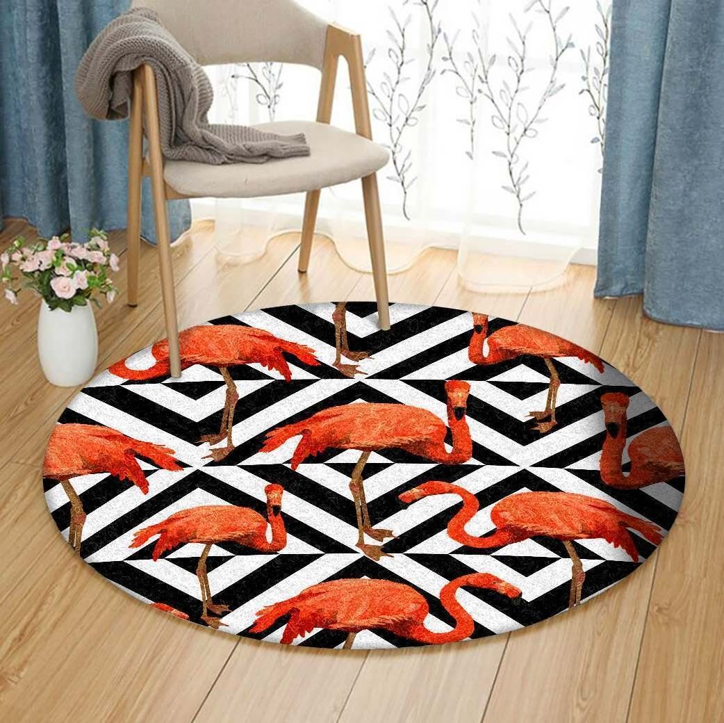 Flamingo Round Carpet