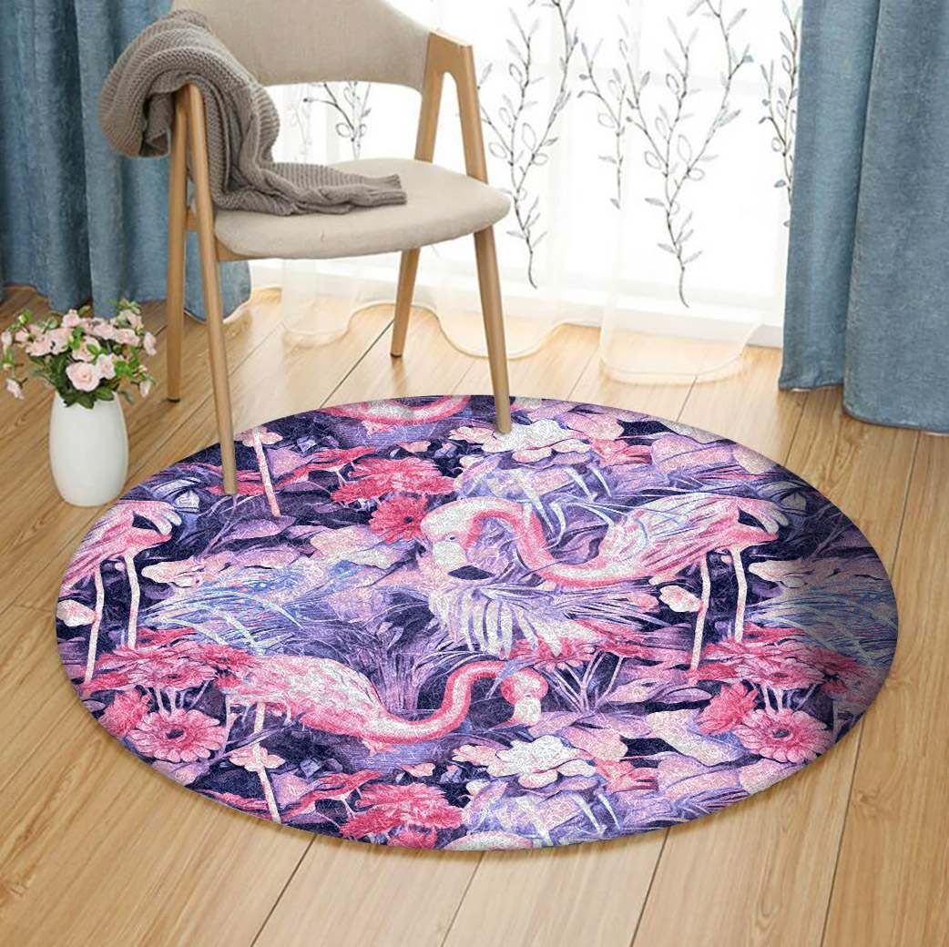Flamingo Round Carpet