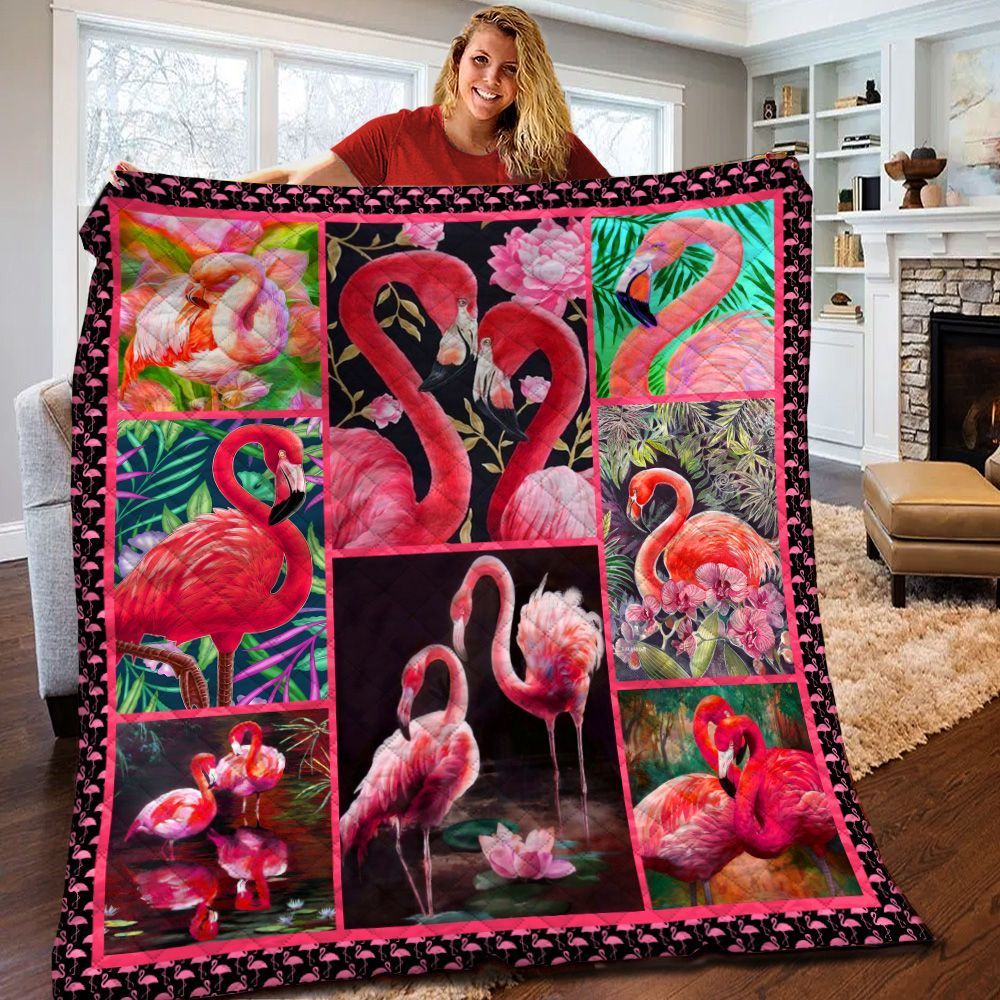 Flamingo Quilt Blanket BBB070253HT