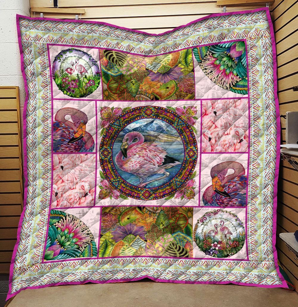 Flamingo Quilt Blanket C9B250214NM