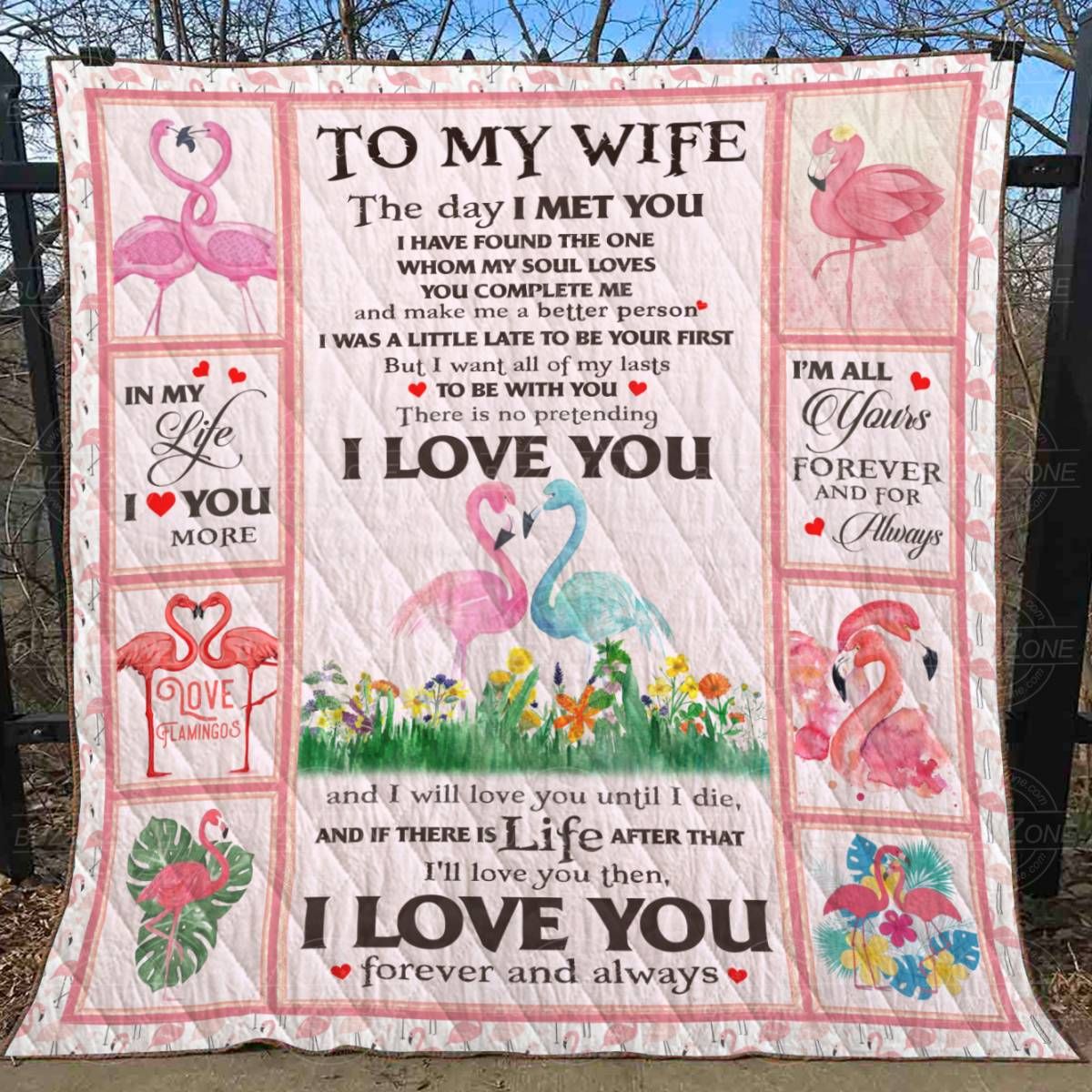 Flamingo Quilt Blanket DHC071244VT