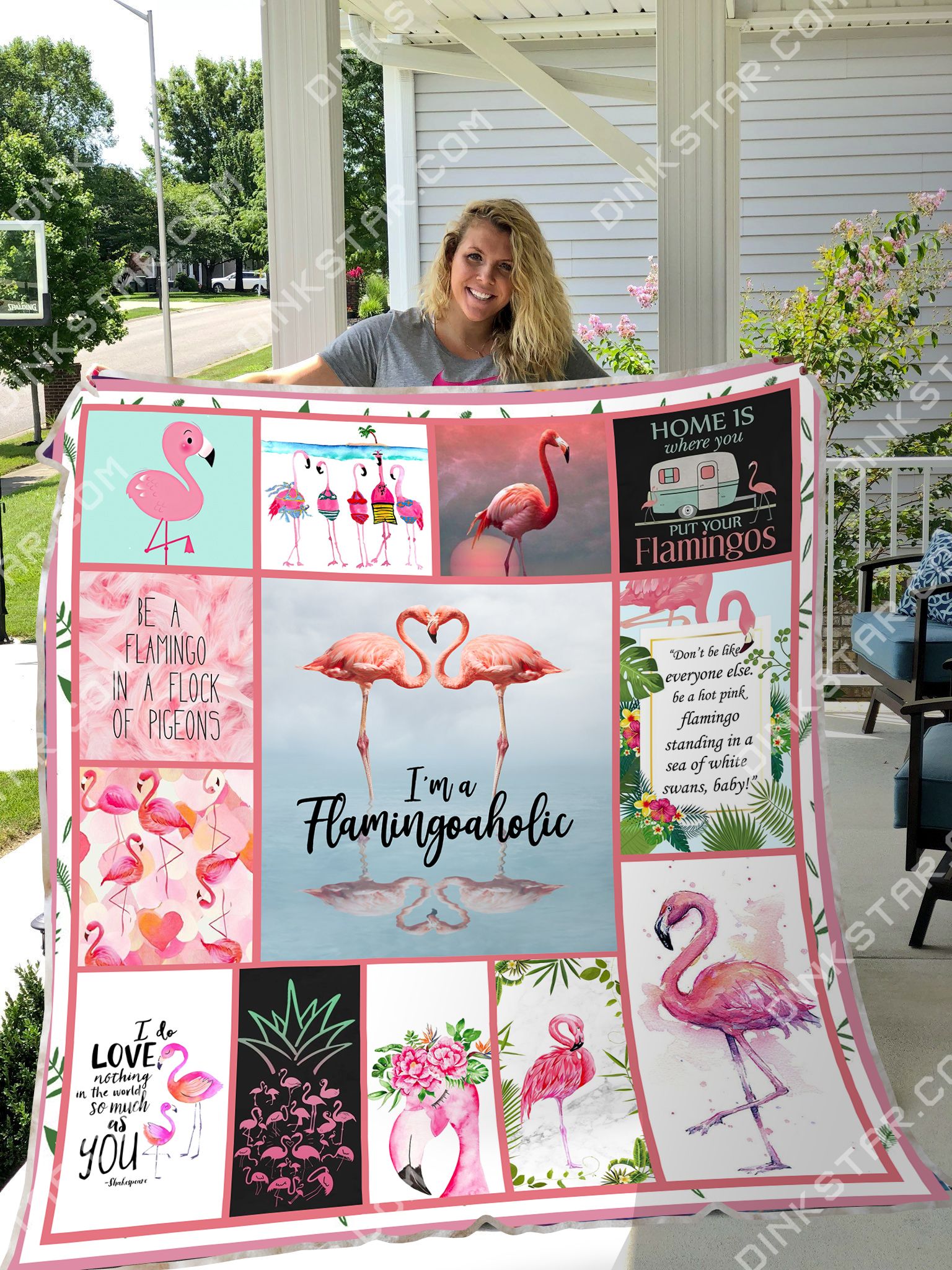 Flamingo Quilt Blanket DHC1301477VT