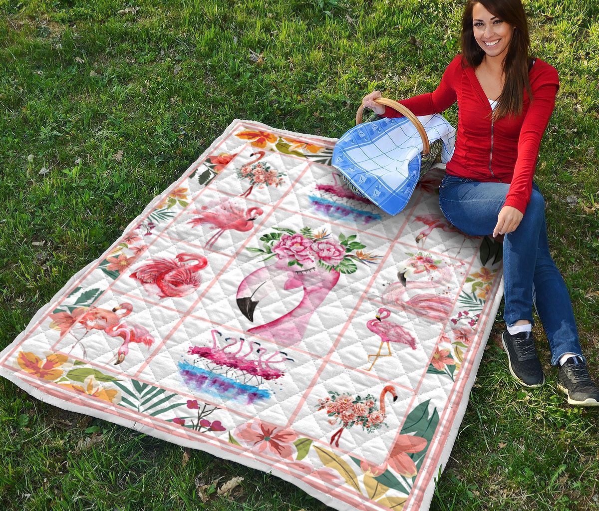 Flamingo Quilt Blanket DHC1301557VT