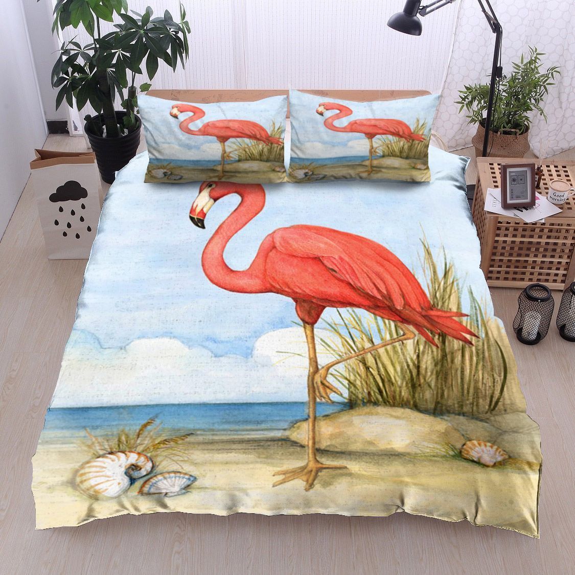 Flamingo Sea Bedding Set