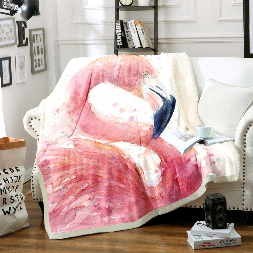 Flamingo Sherpa Fleece