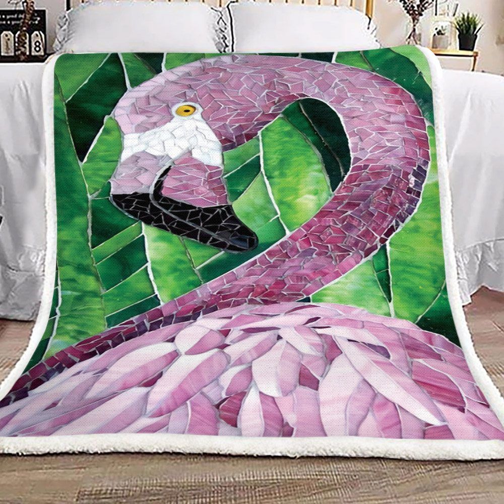 Flamingos Sherpa Fleece