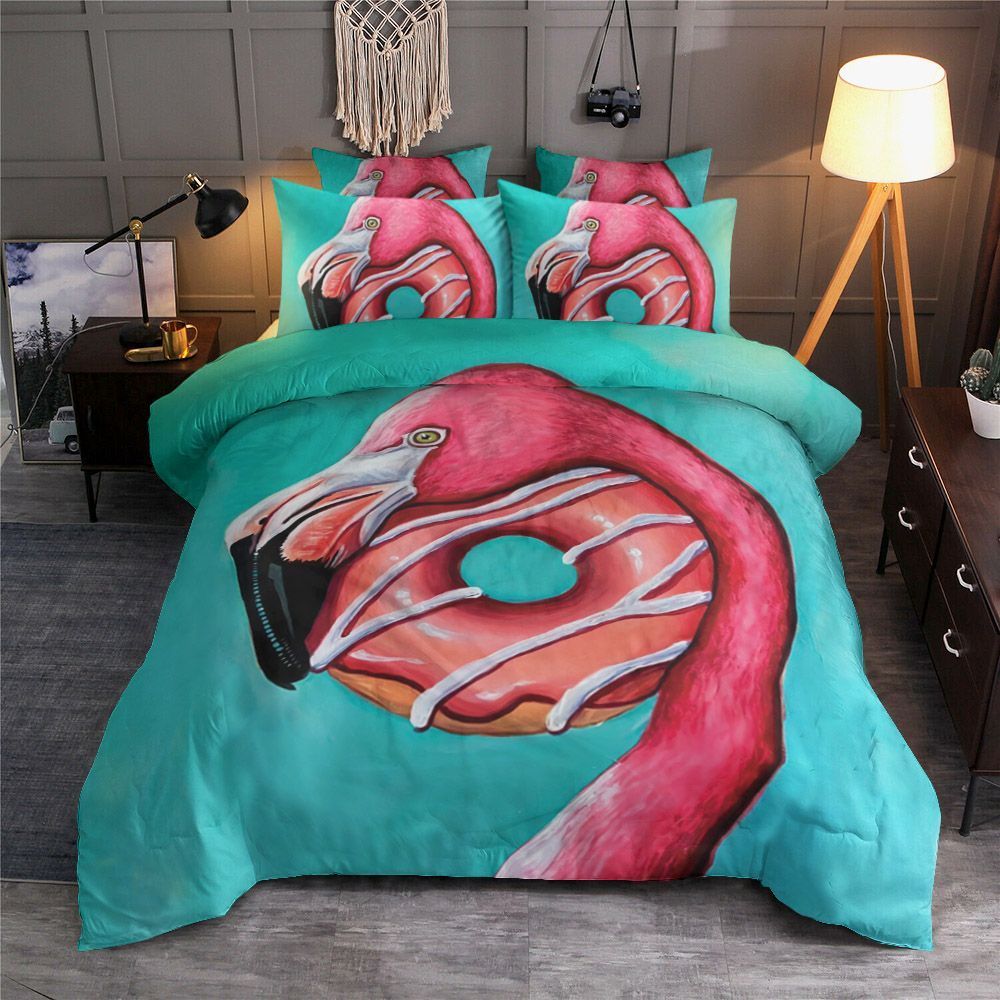 Flamingos Cake Bedding Set