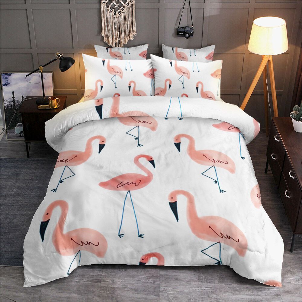Flamingos Bedding Set