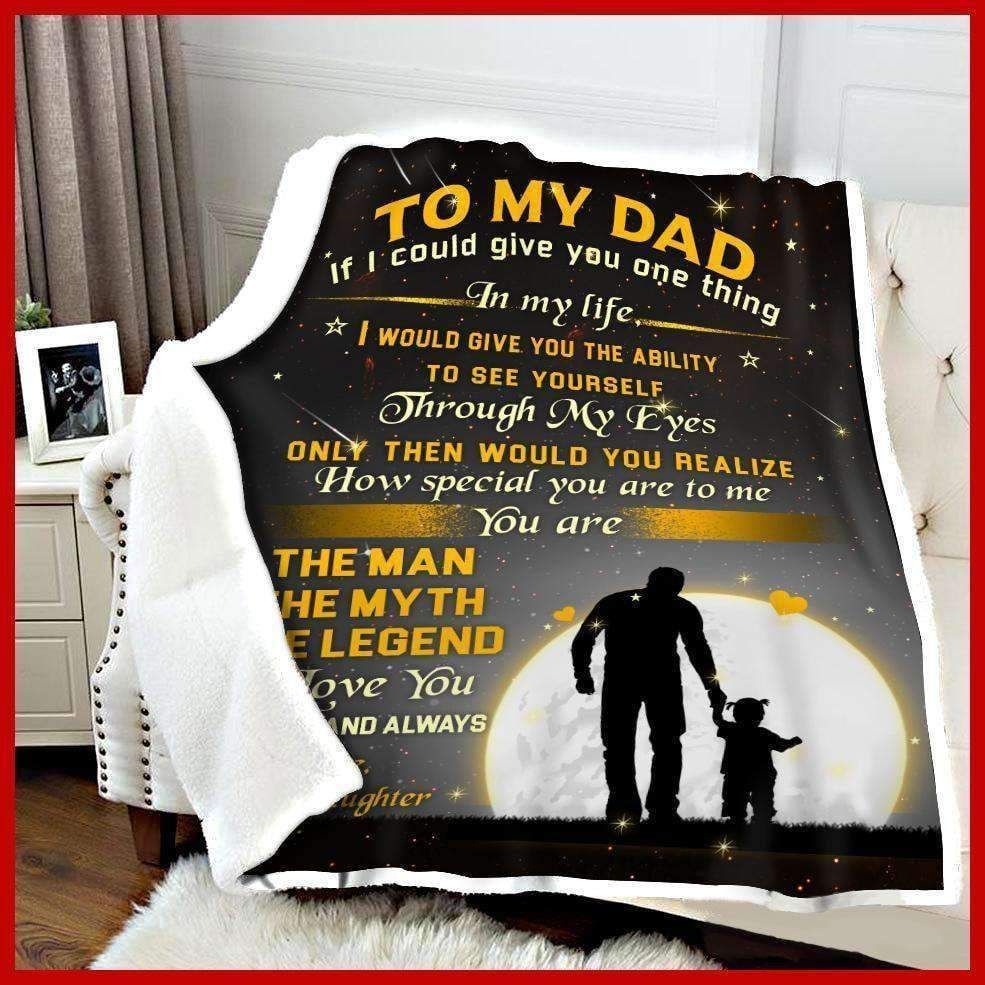Fleece Blanket Father’s Day Gift For Dad How Special You Are To Me