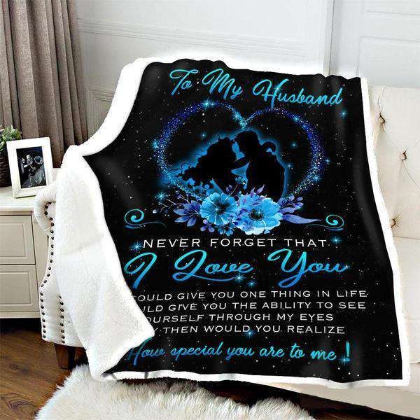 Fleece Blanket Gift For Husband How Special You Are To Me