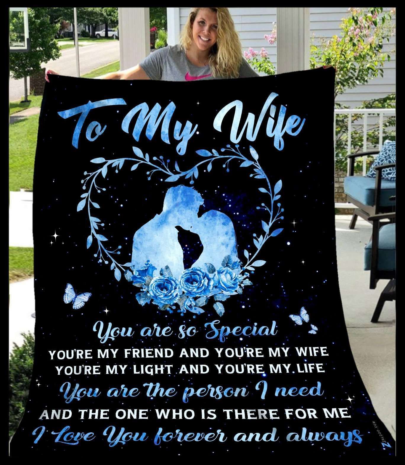 Fleece Blanket Gift For Wife You Are The Person I Need