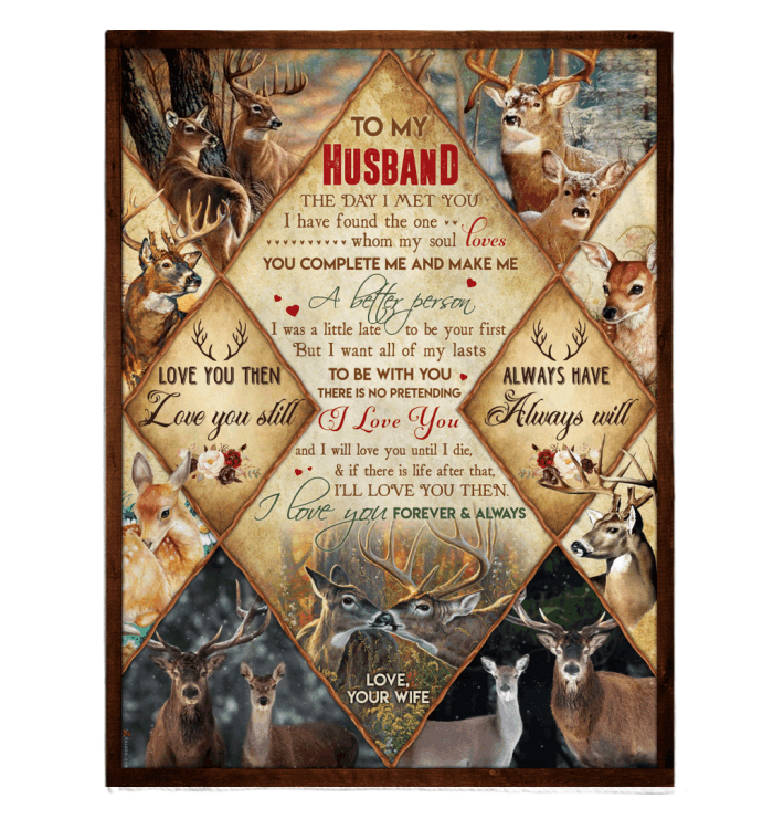 Fleece Blanket Giving Husband You Make Me A Better Person